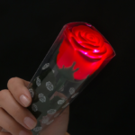 Rosa con luce LED