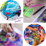 Set di Diamond Painting 5D (7 Design differenti)