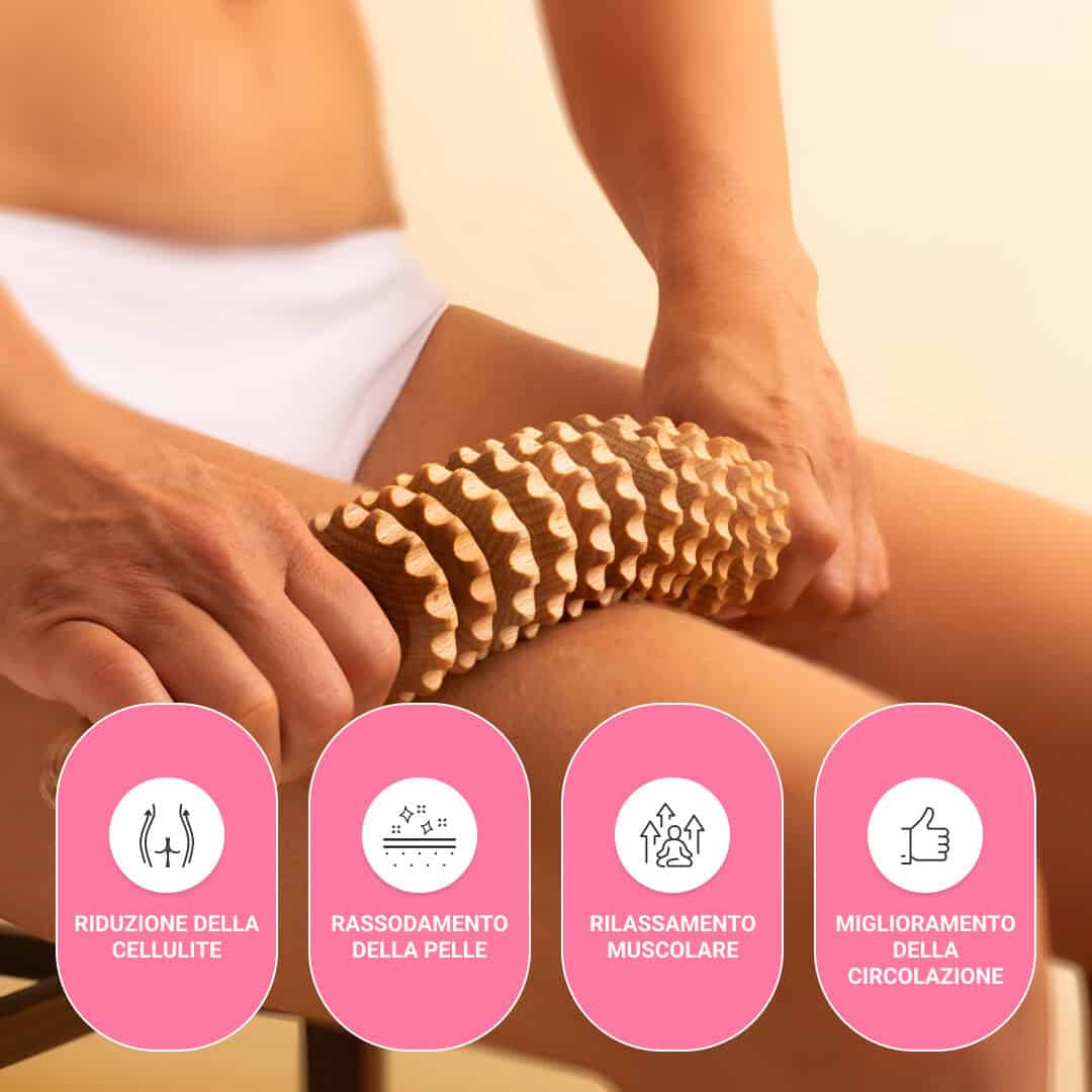 GUASHA – rullo modellante corpo per una riduzione visibile di cellulite e grasso - immagine 4