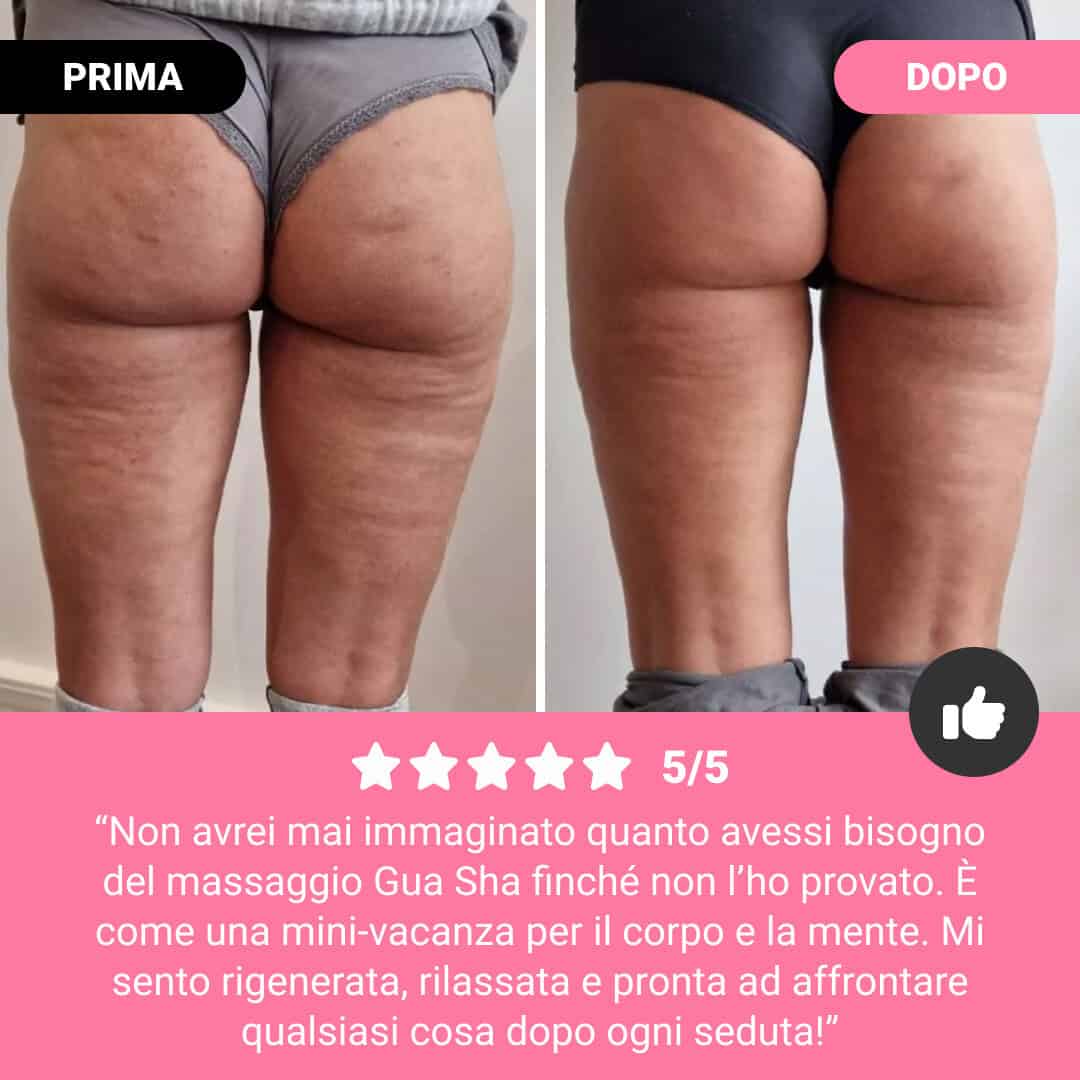 GUASHA – rullo modellante corpo per una riduzione visibile di cellulite e grasso - immagine 7