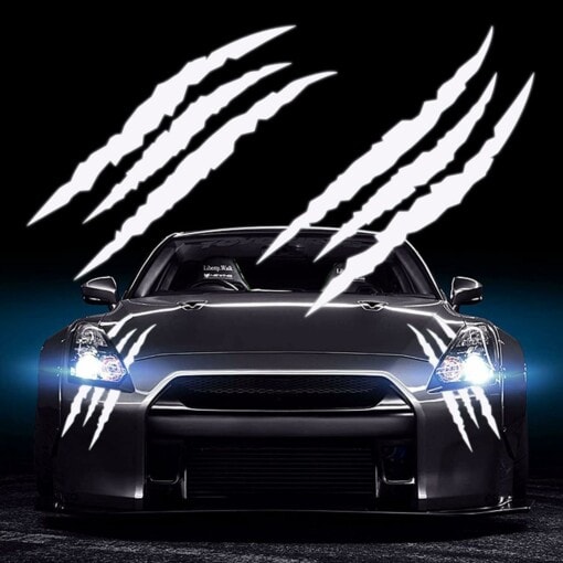 Adesivi riflettenti per auto MonsterClaw™ - 4 pz.