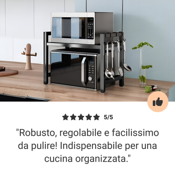 MicroRack™ Ripiano Espandibile per Forno a Microonde - immagine 8