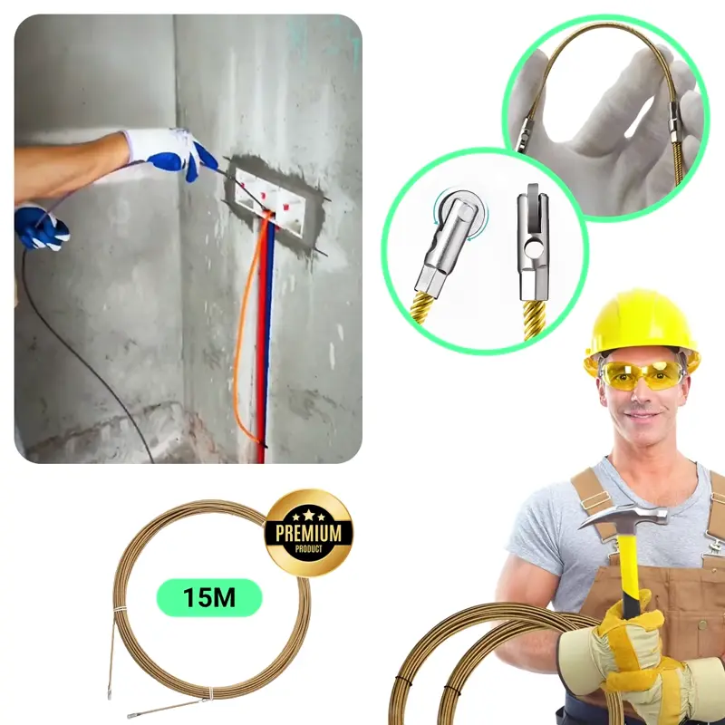 Wirelead™ strumento per la filettatura dei fili elettrici 15m