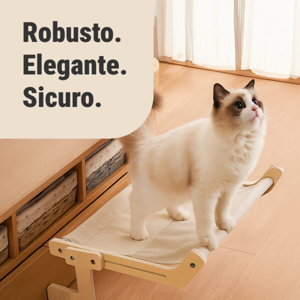 Letto per gatti da comodino KittyNap™ - immagine 2