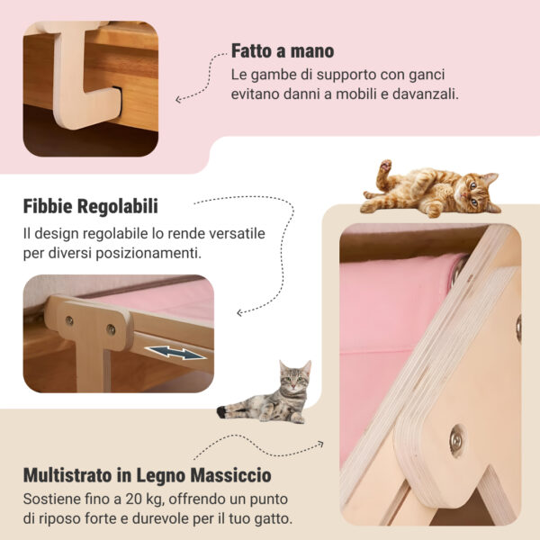 Letto per gatti da comodino KittyNap™ - immagine 5