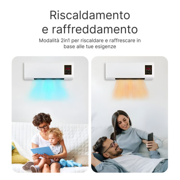 Enchantia – ventilatore di raffreddamento e riscaldamento installabile senza forare - immagine 2