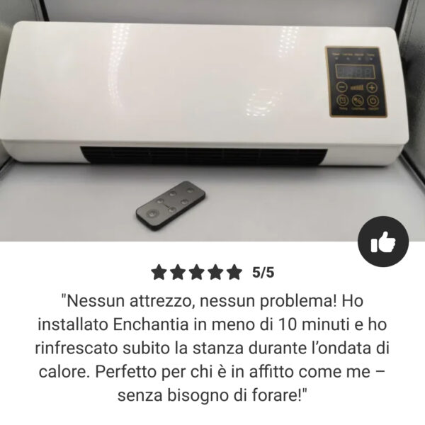 Enchantia – ventilatore di raffreddamento e riscaldamento installabile senza forare - immagine 7