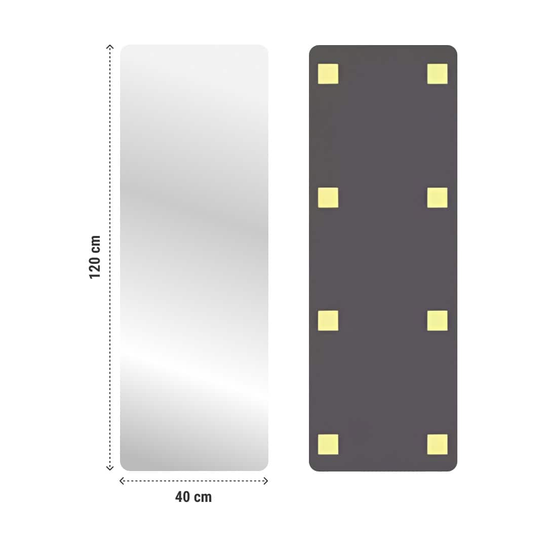 MirrorFlex™ specchio acrilico flessibile autoadesivo 120 x 40 cm - immagine 6