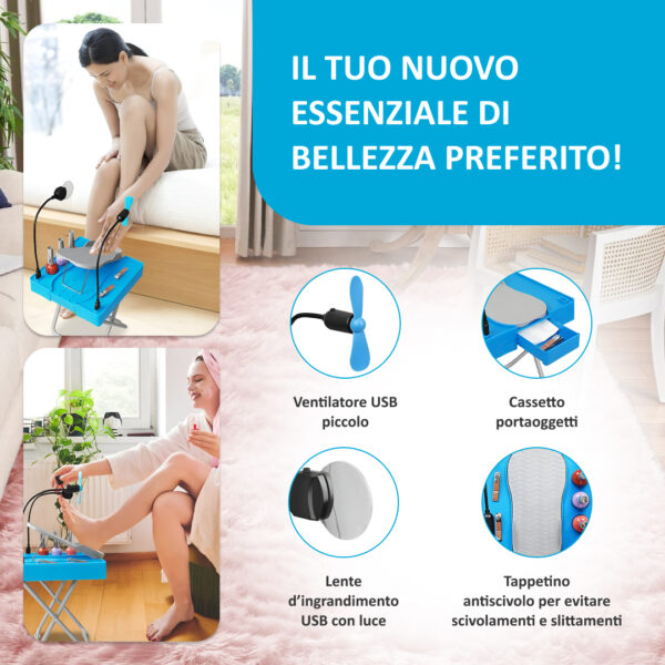 NailEase ™ - Stazione Portatile per la Cura delle Unghie - immagine 2